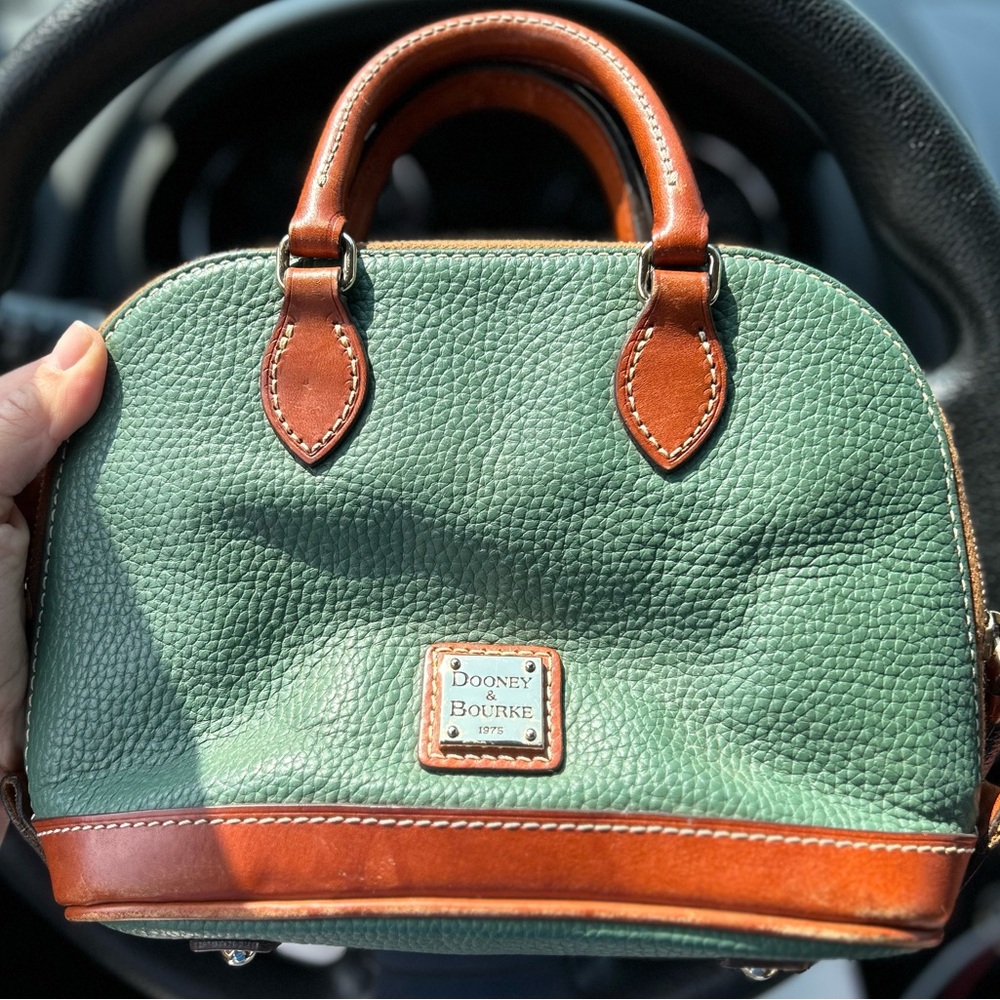 Dooney & Bourke Pebble Grain Zip Satchel